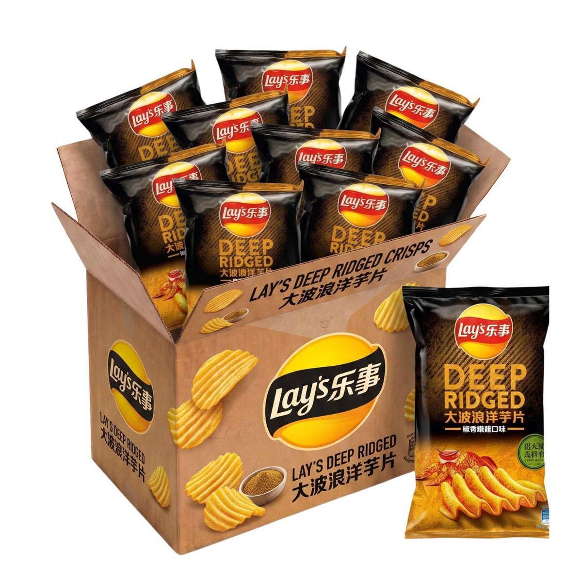 Lay’s Deep Ridged Chili Chicken