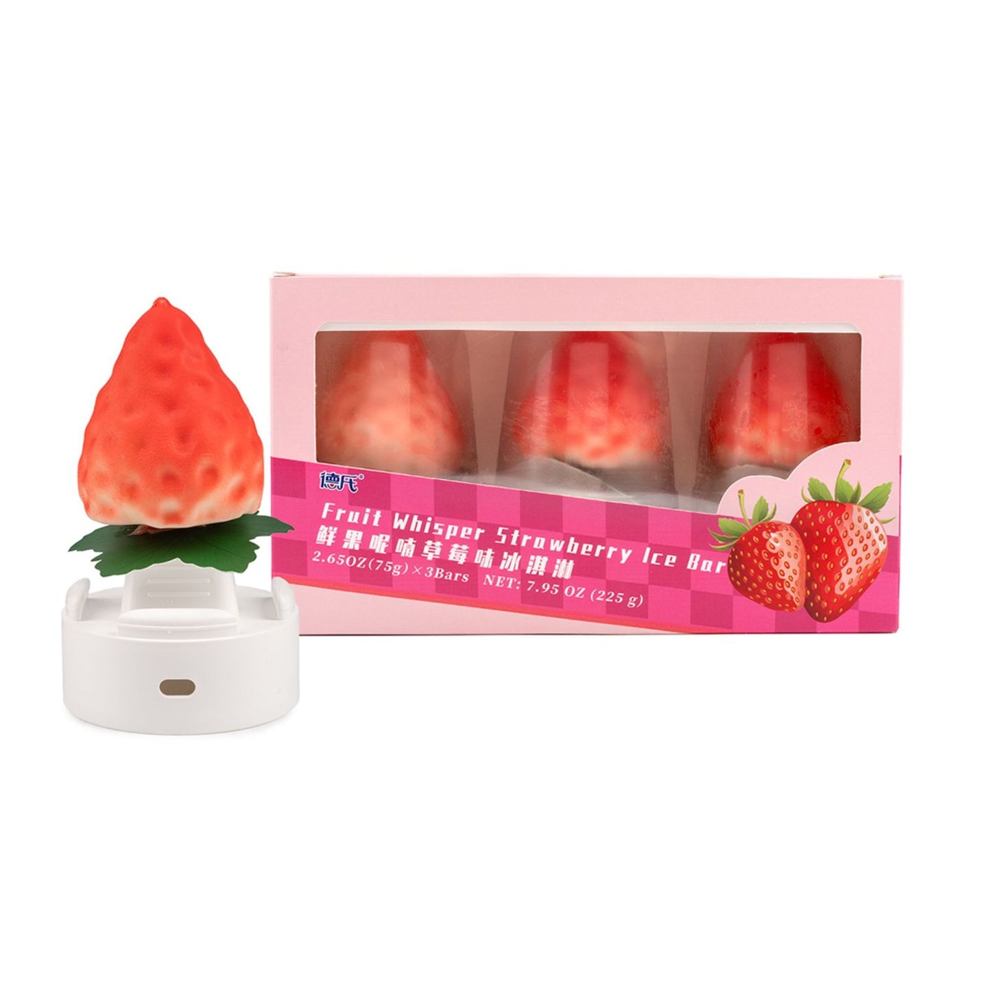 Deshi Fruit Whisper Strawberry Ice Bar