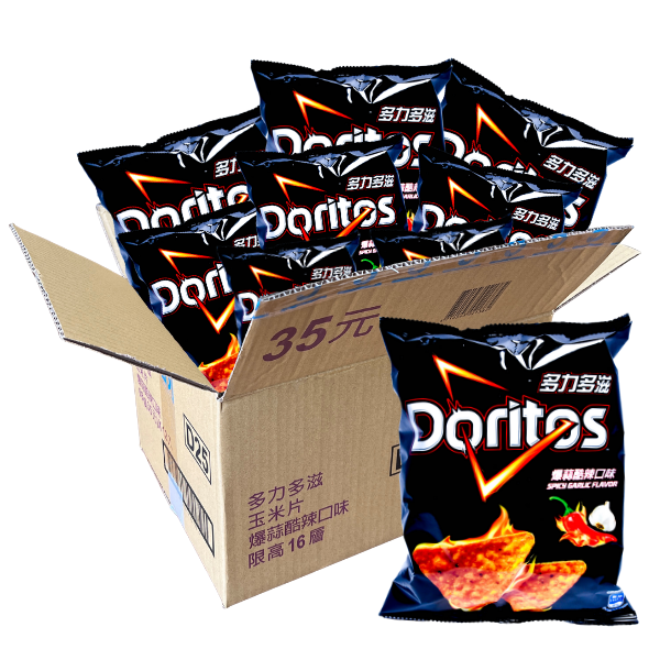 Doritos 40g x 12 (TAIWAN) Spicy Garlic