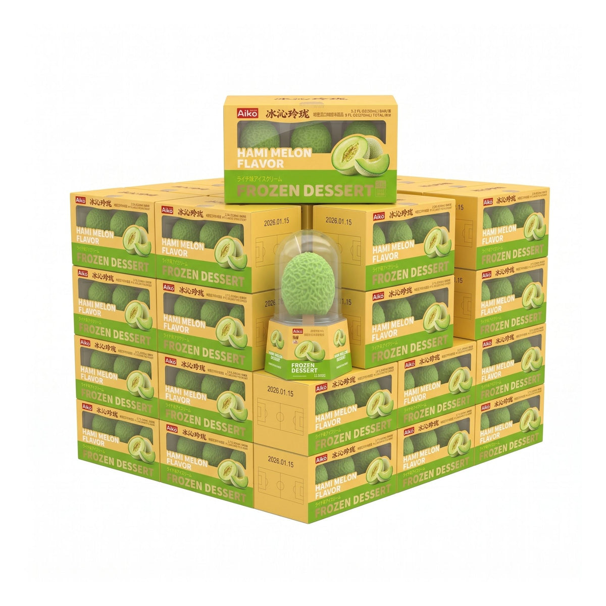 Aiko Hami Melon Frozen Dessert