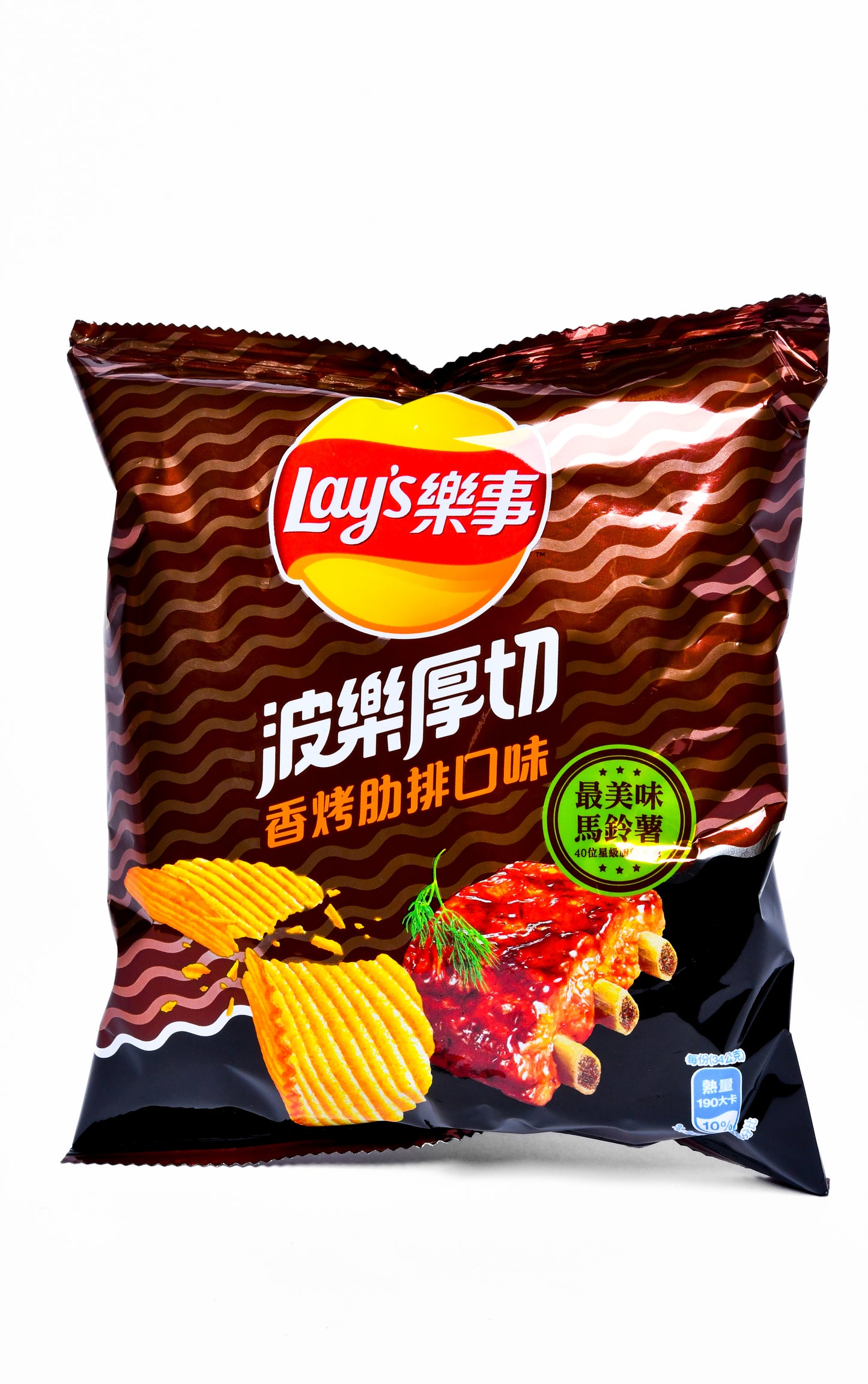 Lay's Grilled Ribs | 34g x 12 | TAIWAN
