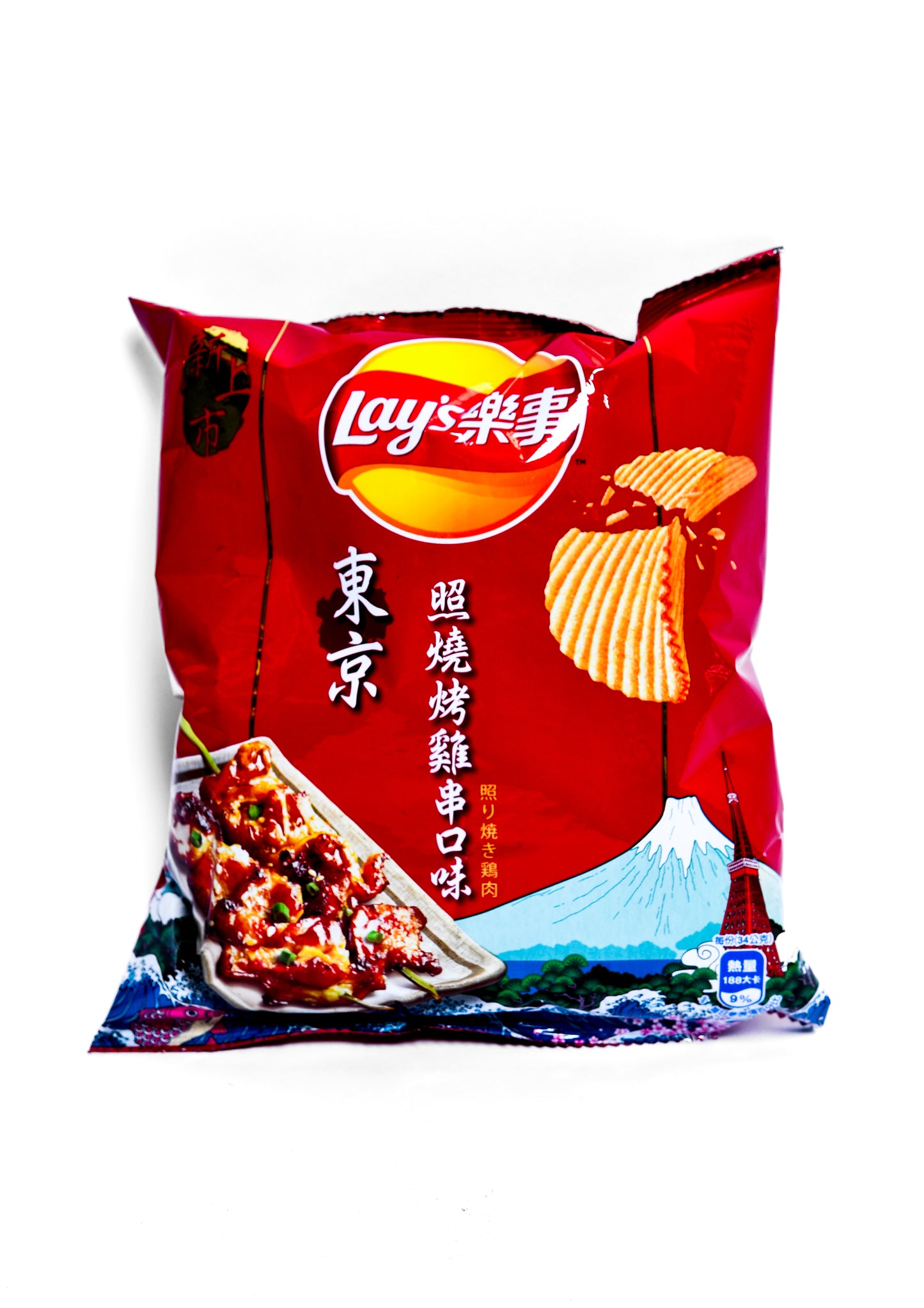 Lay's Teriyaki Chicken Skewers | 34g x 12 | TAIWAN