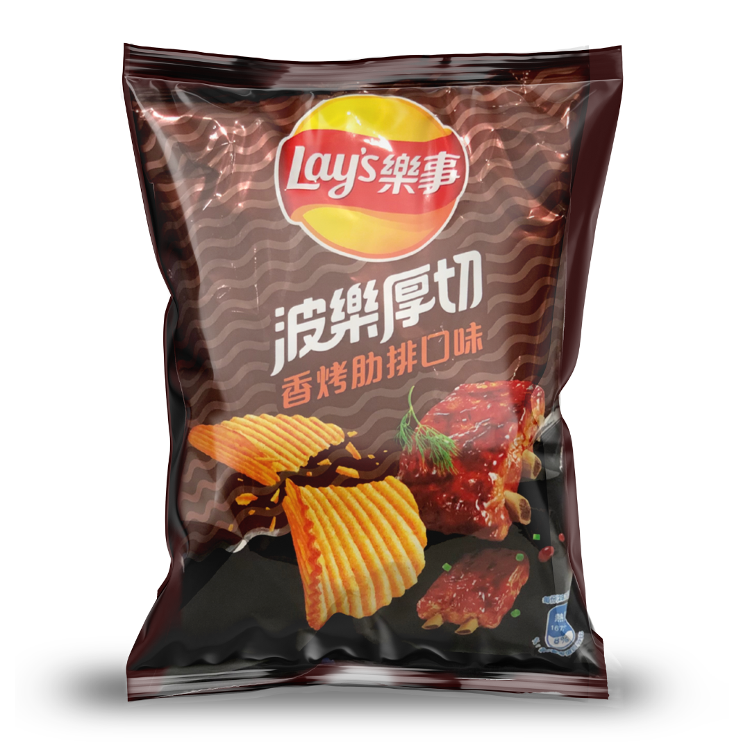 Lay's 59.5g x 12 (TAIWAN) Grilled Ribs