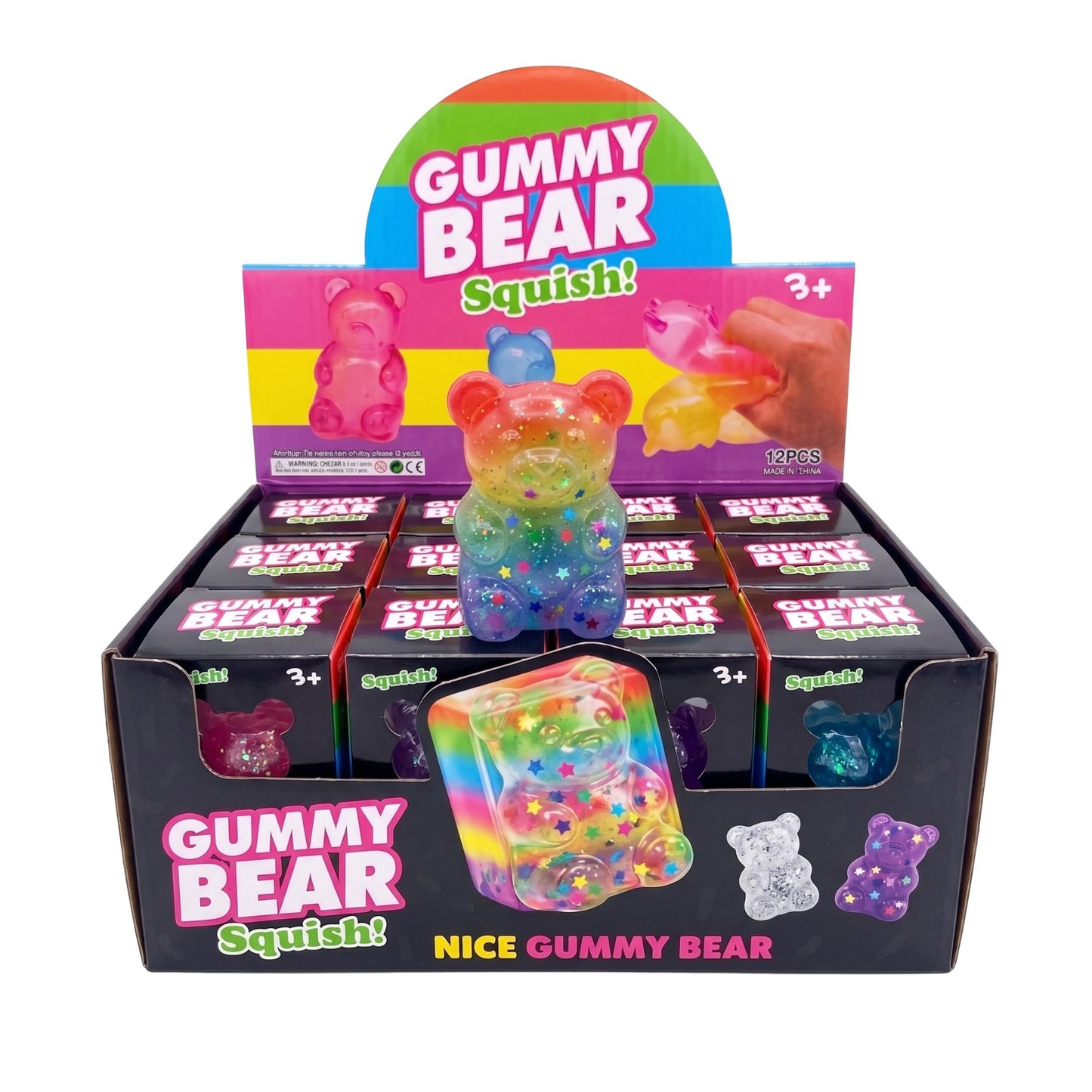 Squishy Glitter Bear