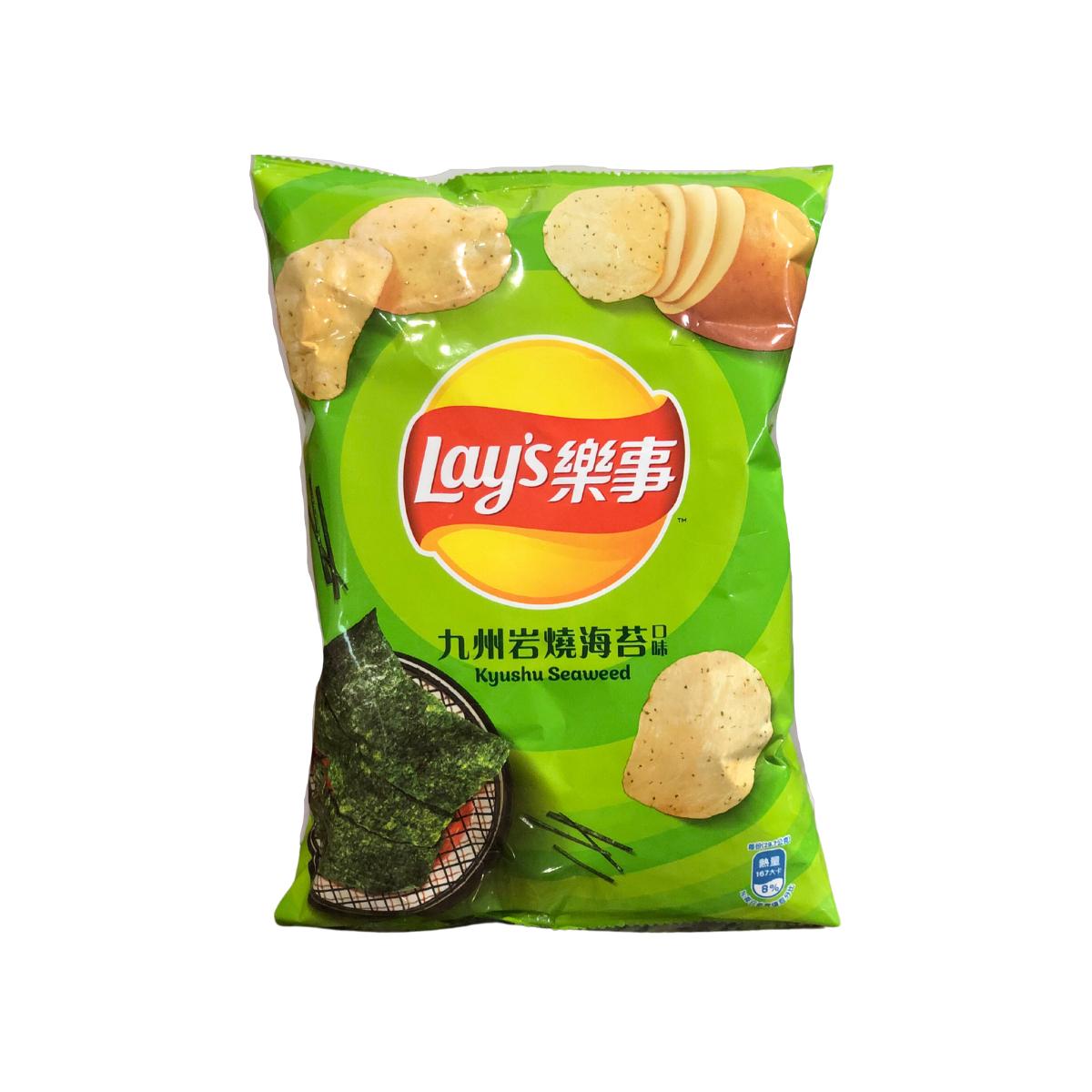 Lay's Kyushu Seaweed | 59.5g x 12 | TAIWAN