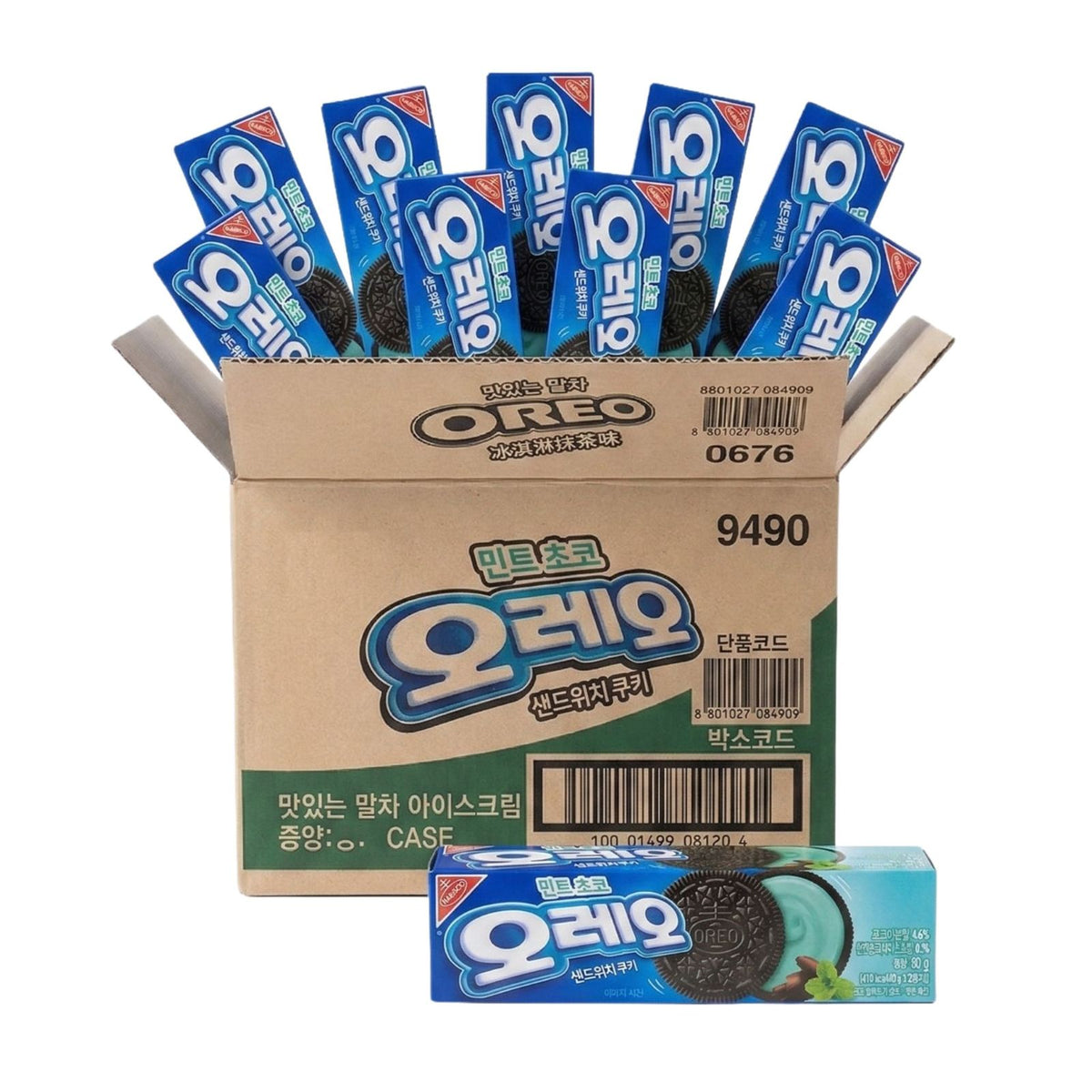 Oreo Mint | 80g x 24 | SOUTH KOREA