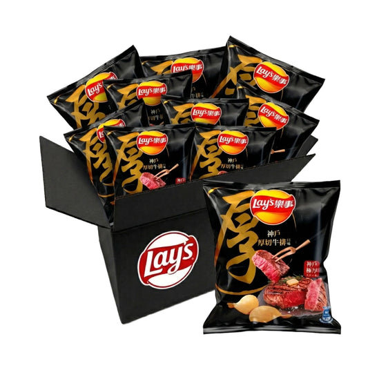 Lay's 34g x 12 (TAIWAN) Kobe Steak