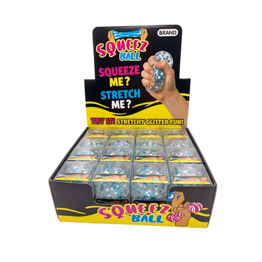 Squeez Ball (Glitter & Star Gel Filled)