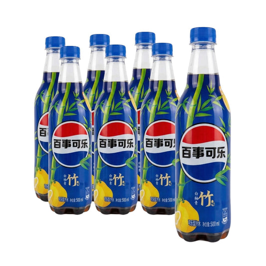 Pepsi White Pomelo Green Bamboo | 500ml x 12 | CHINA