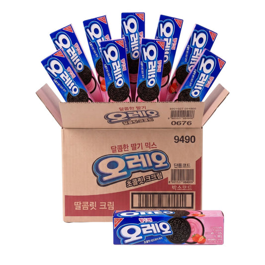 Oreo Strawberry Creme | 100g x 24 | SOUTH KOREA