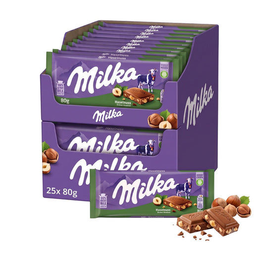 Milka Bars Hazelnut