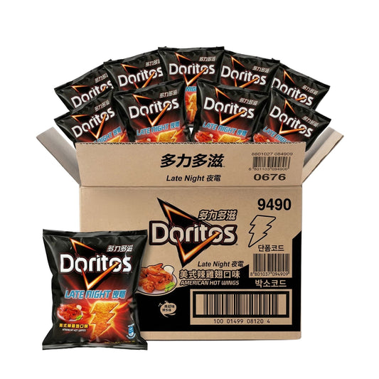 Doritos 40g x 12 (TAIWAN) Late Night Hot Wings