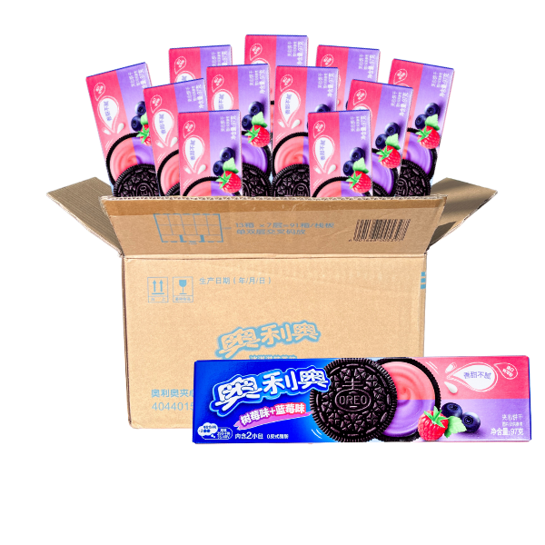 Oreo 97g x 24 (CHINA) Blueberry & Raspberry