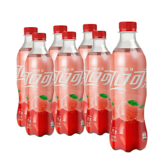 Coca-Cola 500ml x 12 (CHINA) Peach