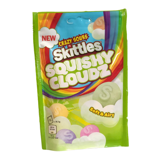 Skittles Sour Squishy Cloudz 94g x 18 (UK)