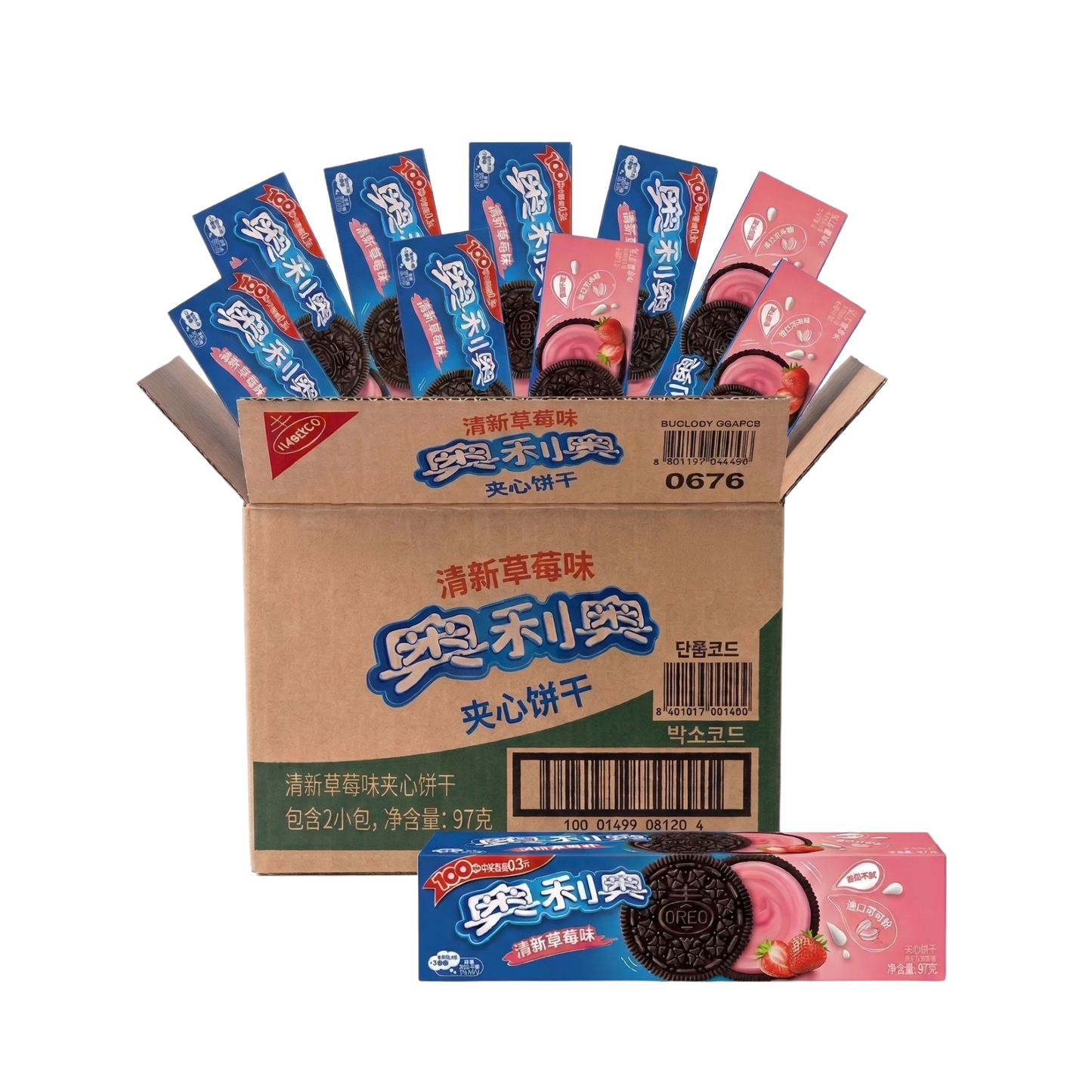 Oreo 97g x 24 (CHINA) Strawberry Cream