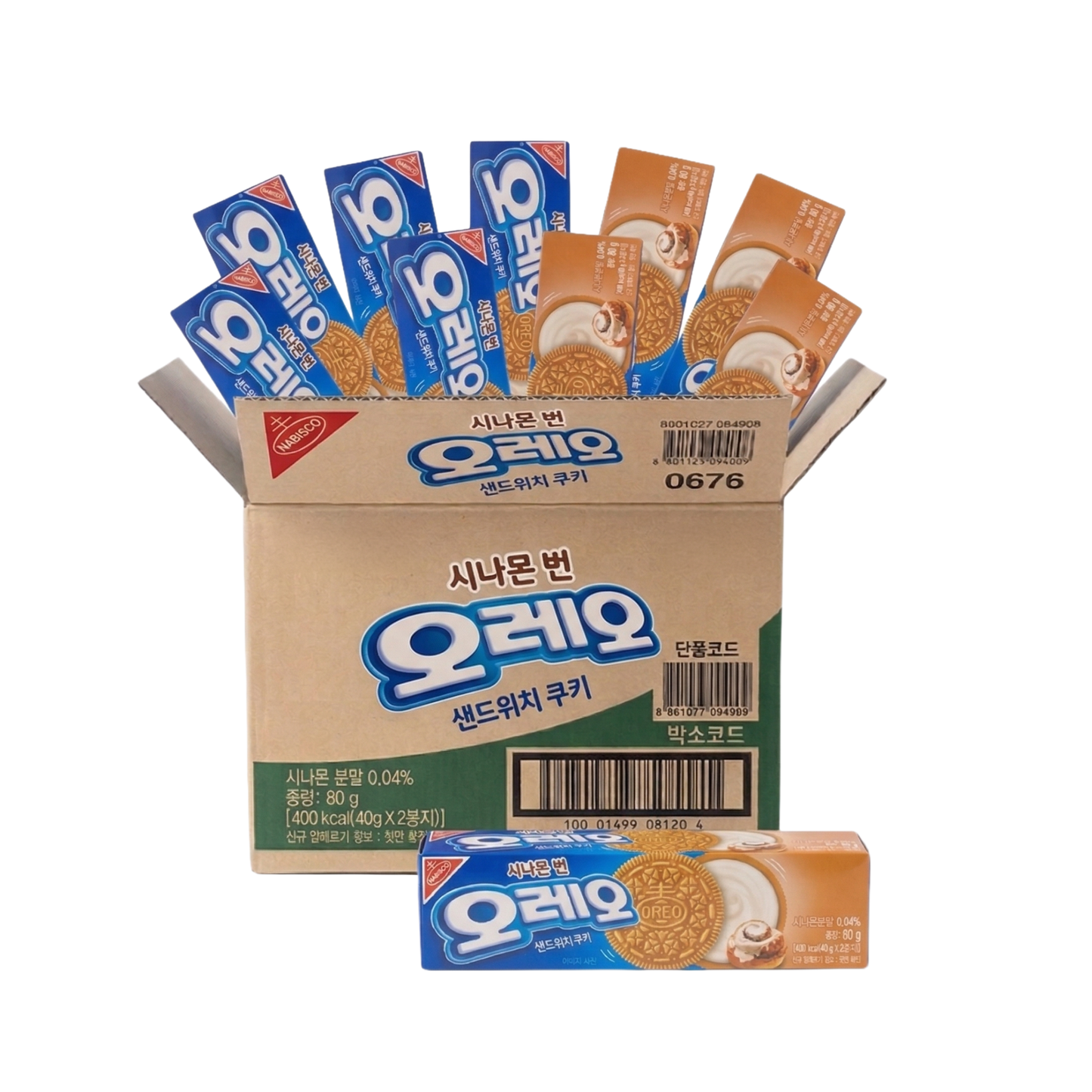 Oreo 80g x 24 (SOUTH KOREA) Cinnamon Bun
