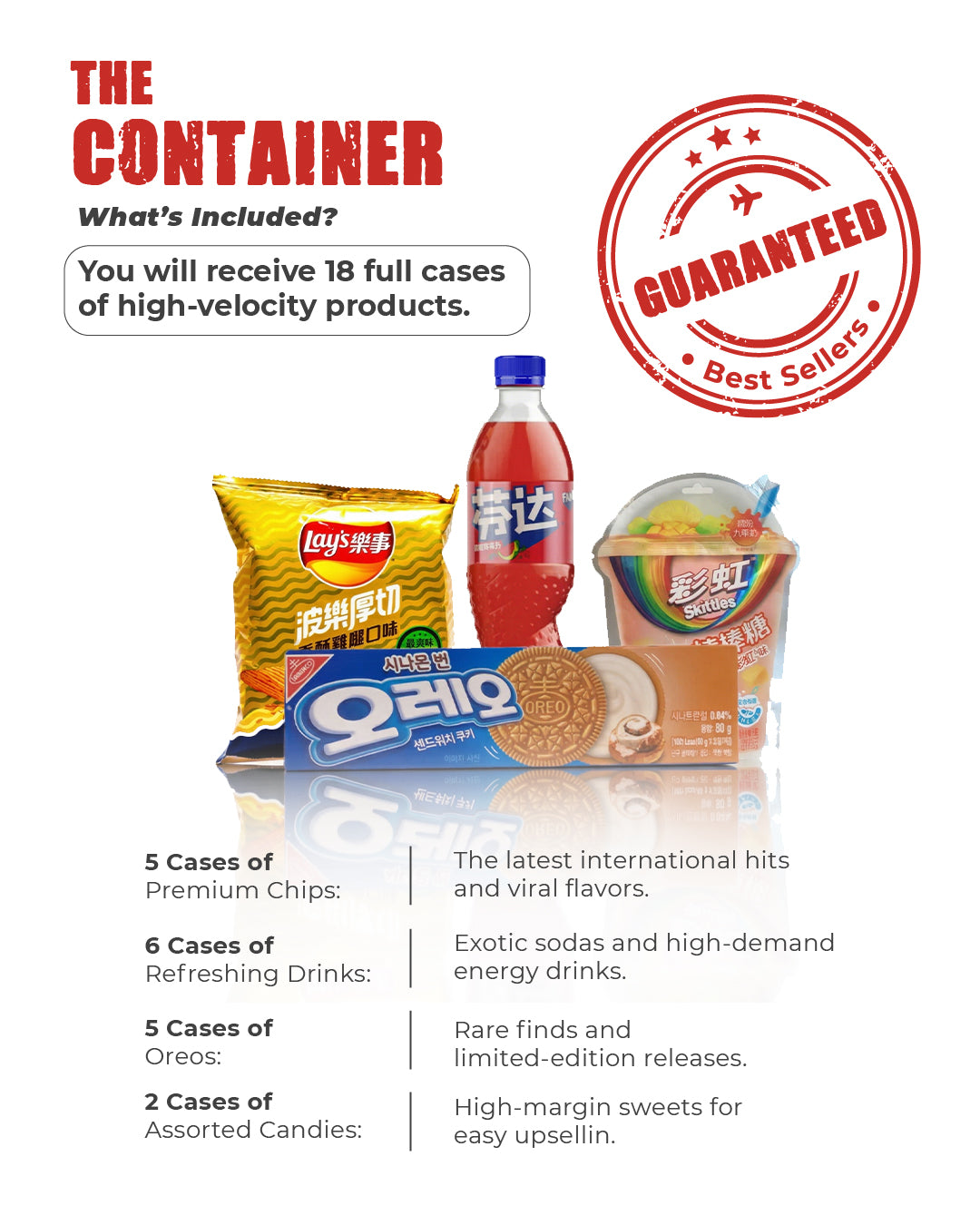The Container (Exotic Snack Wholesale Pack)