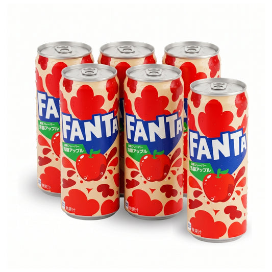 Fanta Apple Can 500ml x 24 | JAPAN
