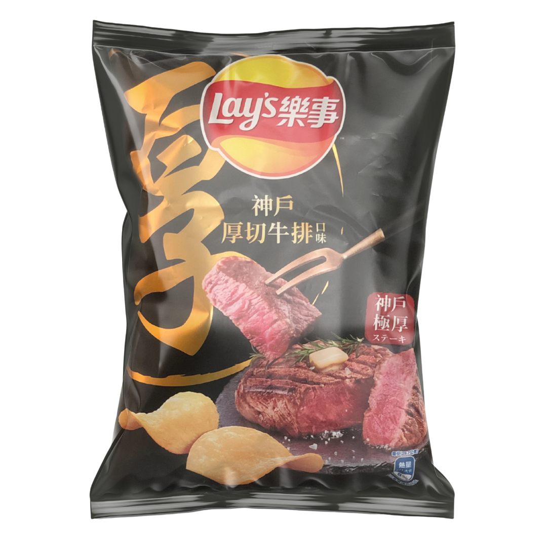 Lay's 59.5g x 12 (TAIWAN) Kobe Steak