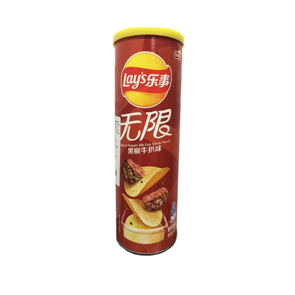 Lay's Black Pepper Ribeye Steak 90g x 24 | CHINA