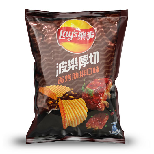 Lay's 59.5g x 12 (TAIWAN) Grilled Ribs