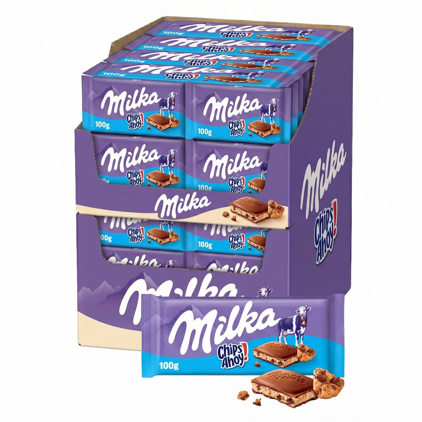 Milka Chips Ahoy! Chocolate Bar – Germany (100g)