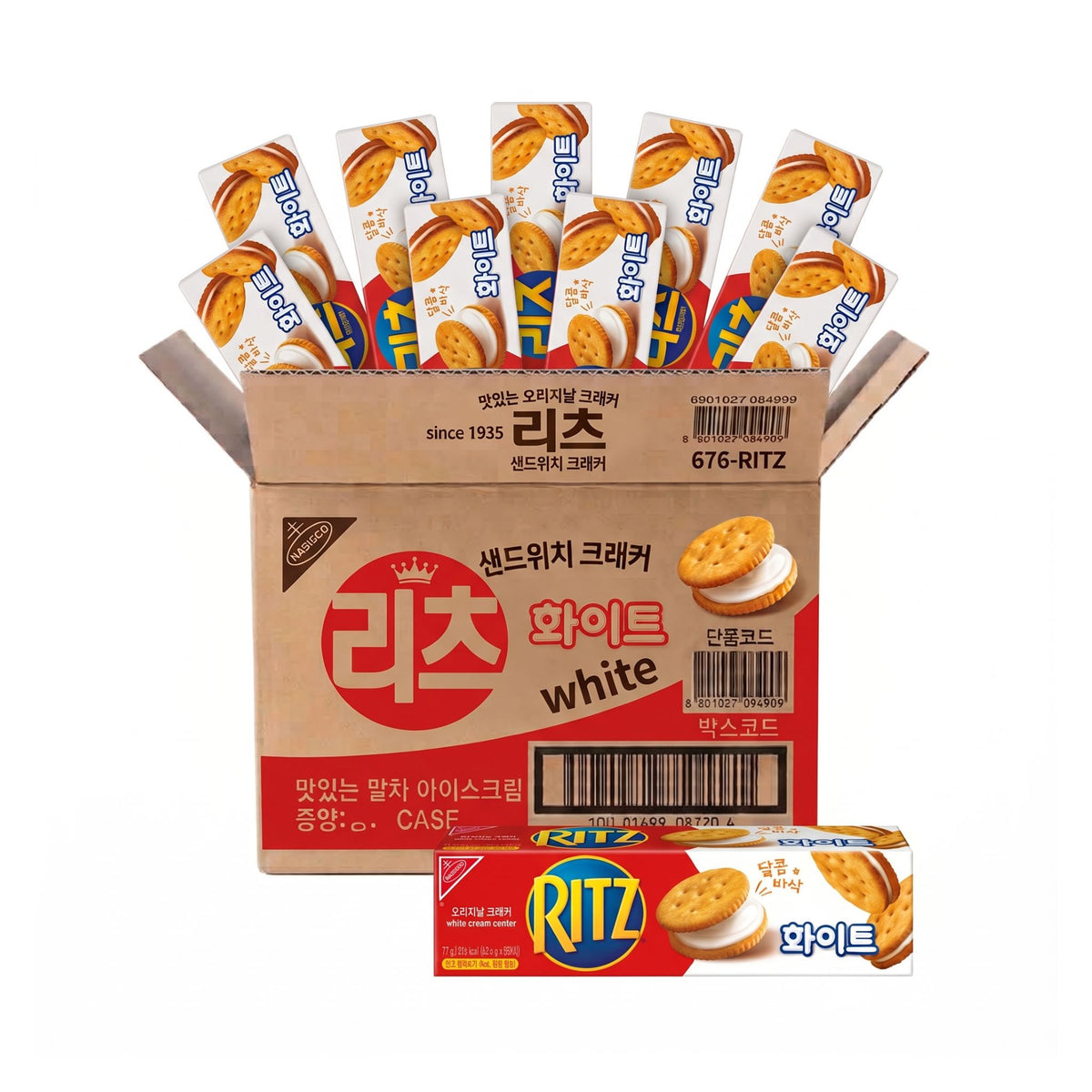 Ritz 77g x 24 (SOUTH KOREA) White Chocolate