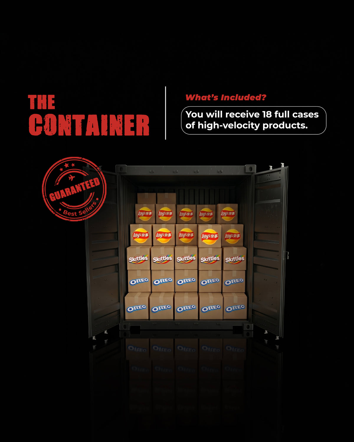 Exactic Container The Container (Exotic Snack Wholesale Pack) – Worldwide Snacks INC