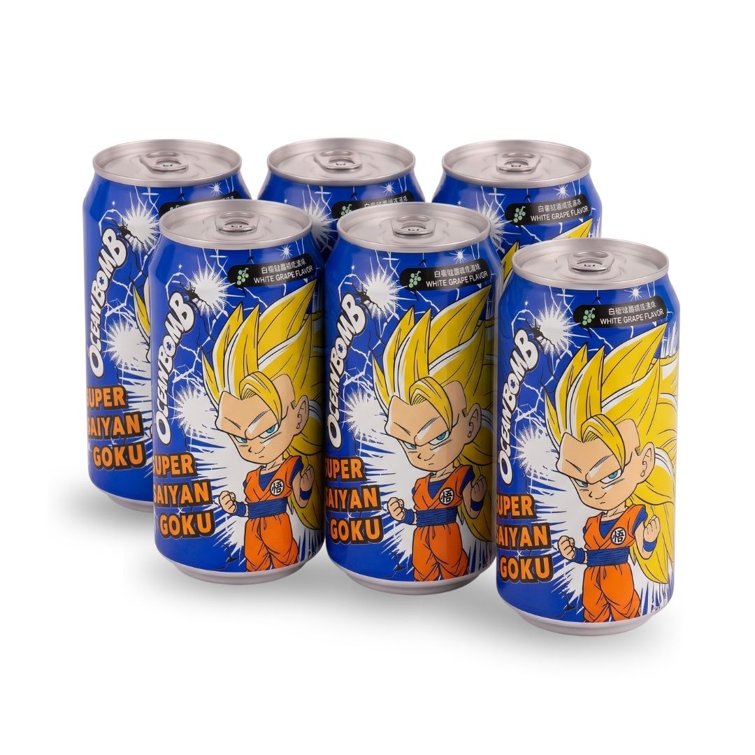 Ocean Bomb Dragonball White Grape Sparkling Water