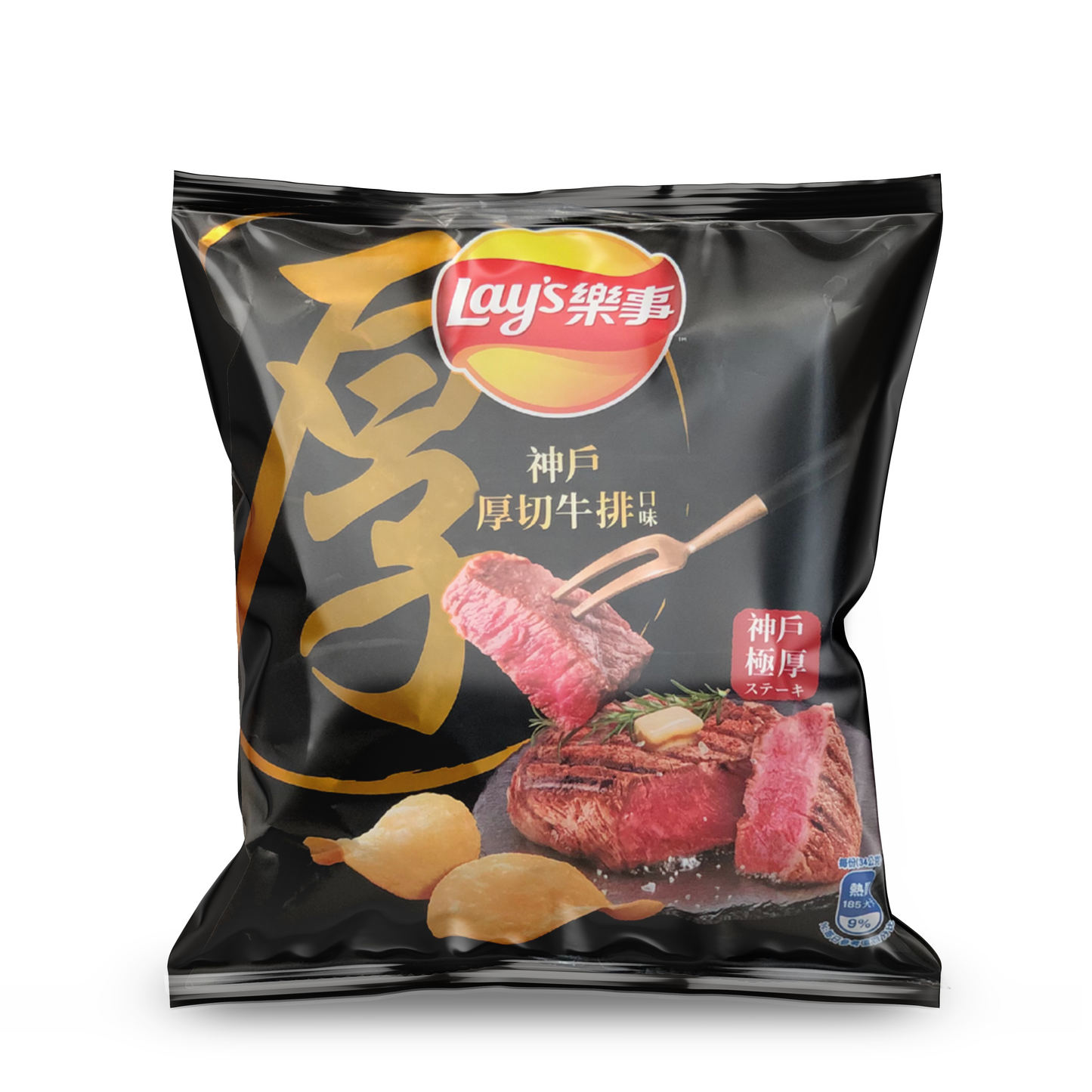 Lay's 34g x 12 (TAIWAN) Kobe Steak