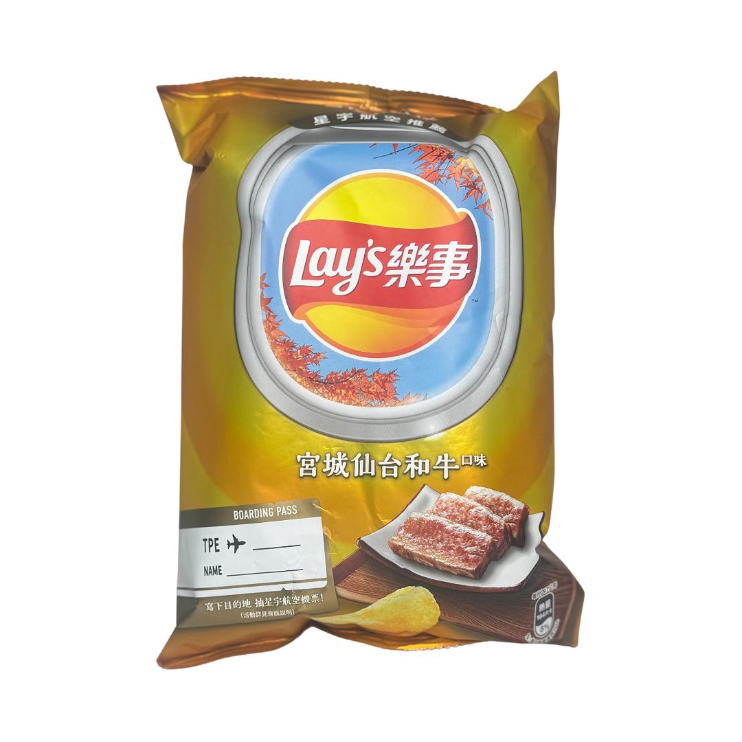 Lay's 59.5g x 12 (TAIWAN) Sendai Wagyu
